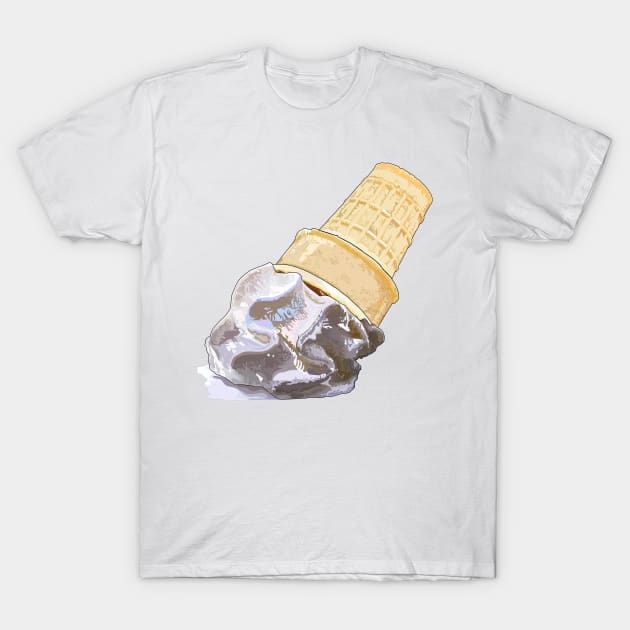 Melted ice-cream (vanilla) T-Shirt by M[ ]